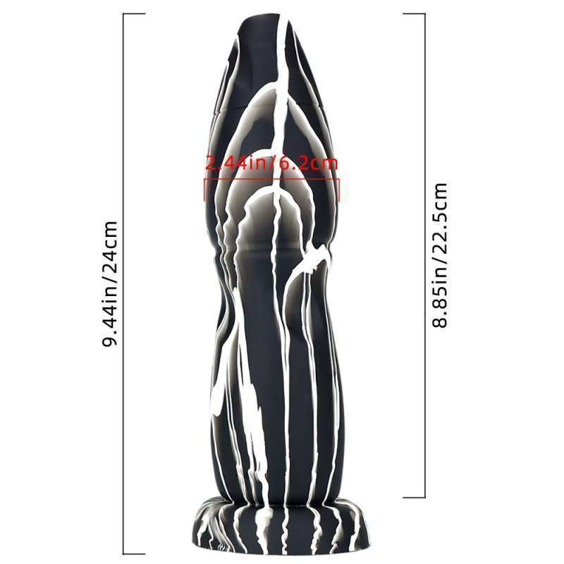 Ink Silicone Huge Realistic Dildo - 9.4 inch