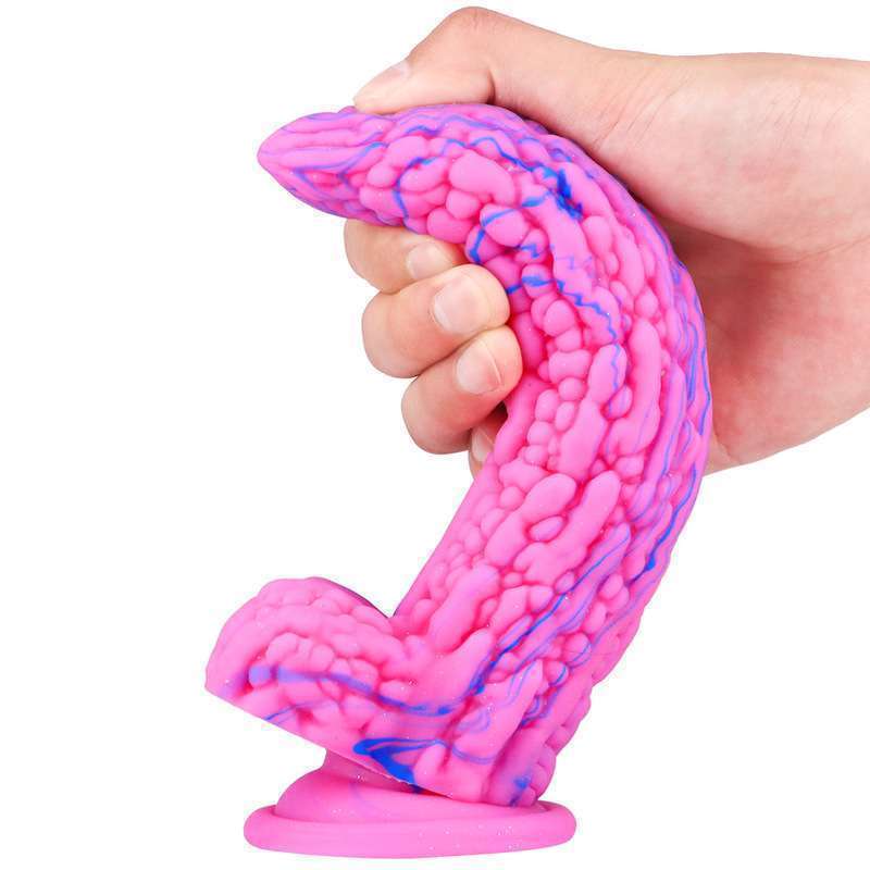 Balsam Pear Colorful Silicone Dildo