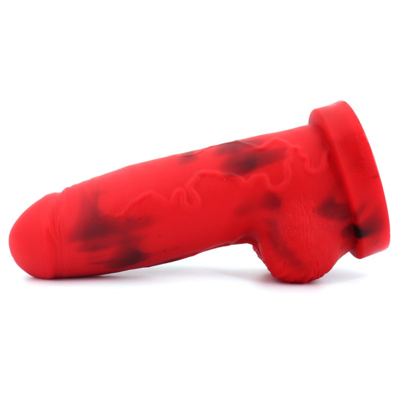 Soft Silicone Large Realistic Dildo -Red