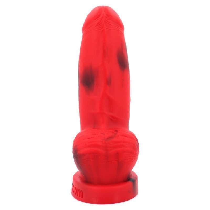 Soft Silicone Large Realistic Dildo -Red