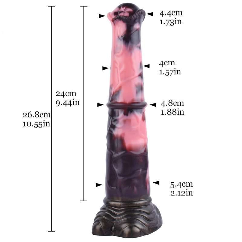 Simulated Animal Dildo 10.55 IN - B