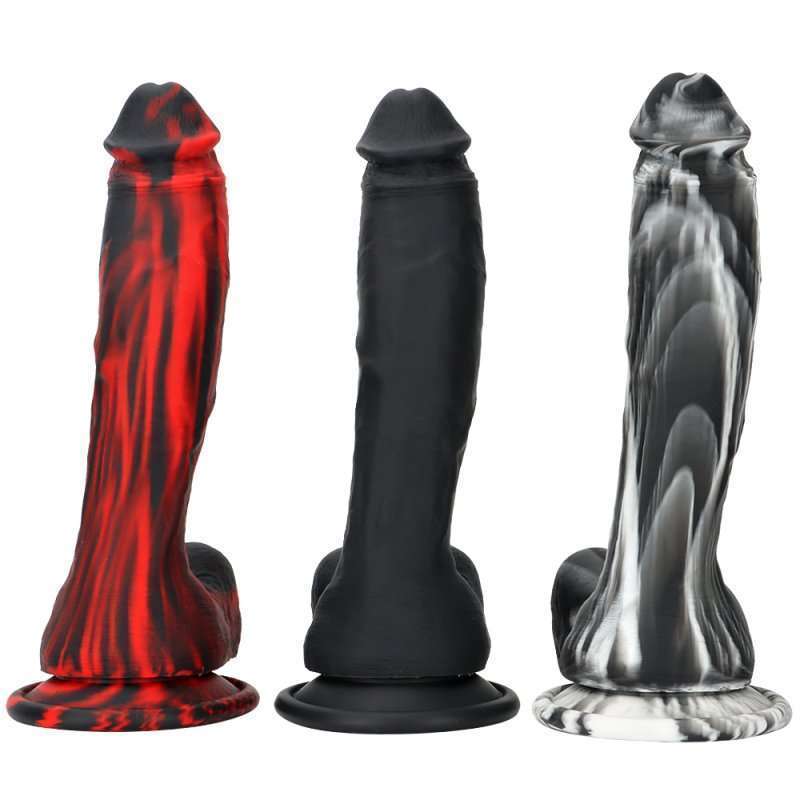 Double Color Silicone Large Dildo -07