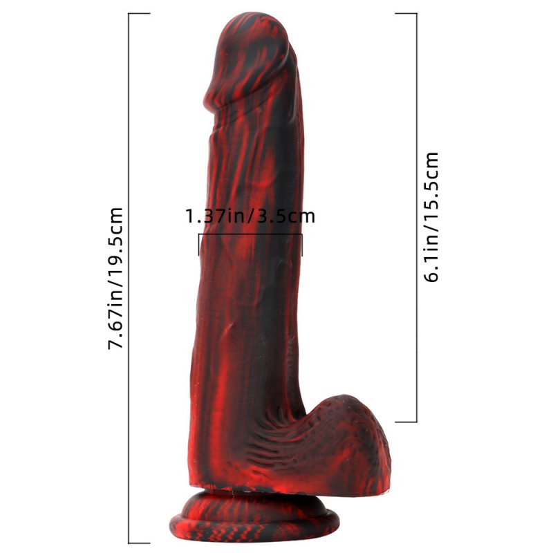 Double Color Silicone Large Dildo -06