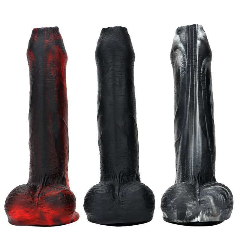 Double Color Silicone Large Dildo -02