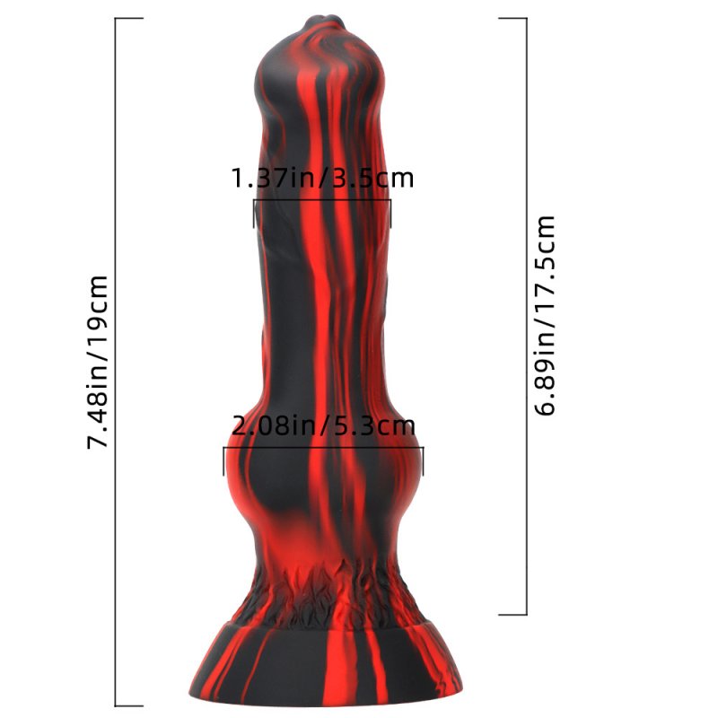 Real Lifelike Silicone Dildo - Double Color