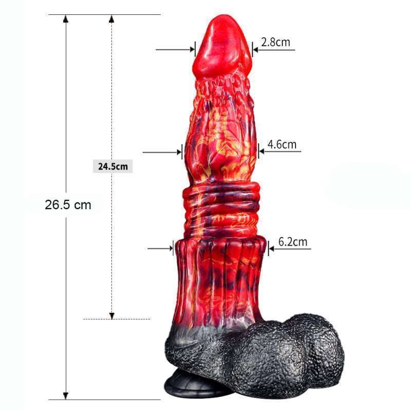 Dragon Color Silicone Dildo - 08