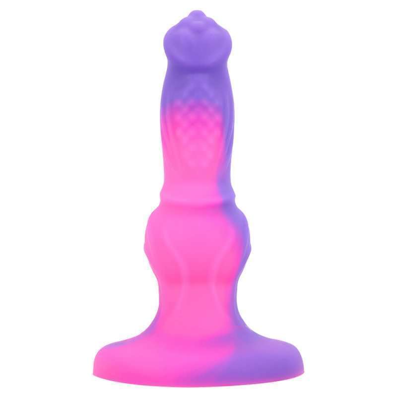 Mixed Color Liquid Silicone Dildo - C