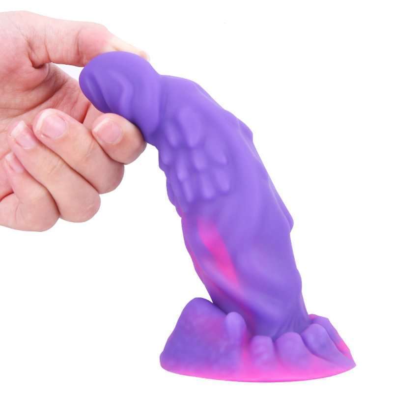 Mixed Color Liquid Silicone Dildo - A