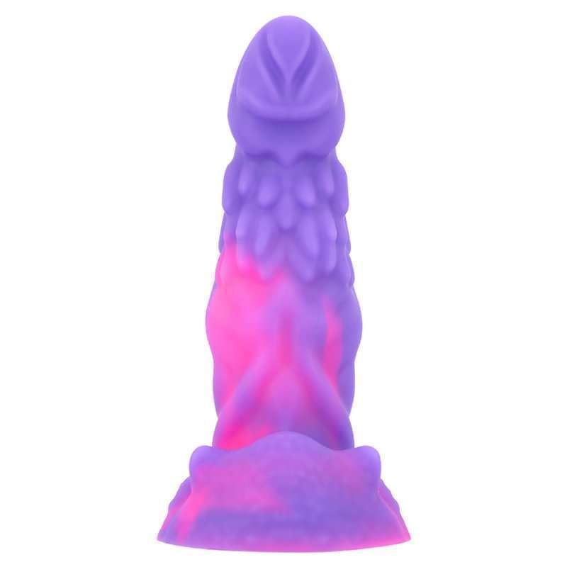 Mixed Color Liquid Silicone Dildo - A