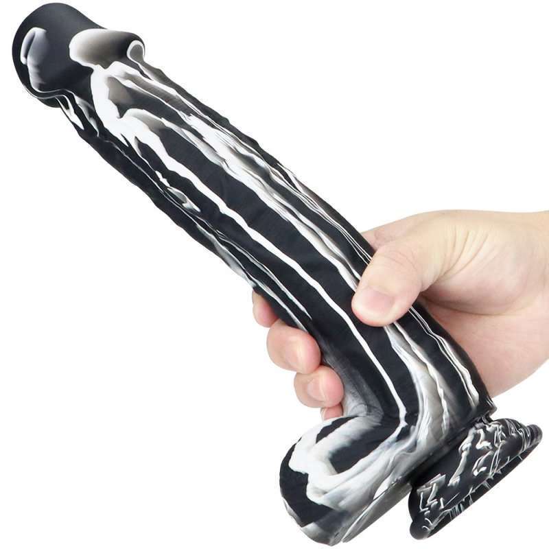 Ink Silicone Huge Realistic Dildo - 10.2 inch