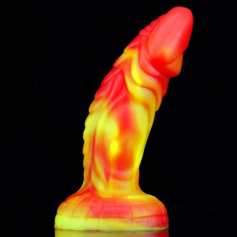 Little Monster Silicone Dildo - Yellow