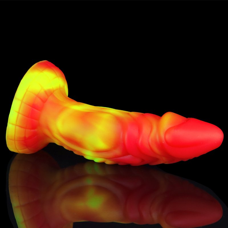 Little Monster Silicone Dildo - Yellow