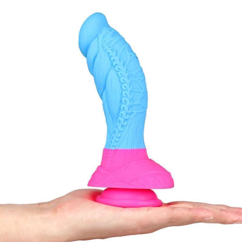 Flamingo Lifelike Silicone Dildo - Blue