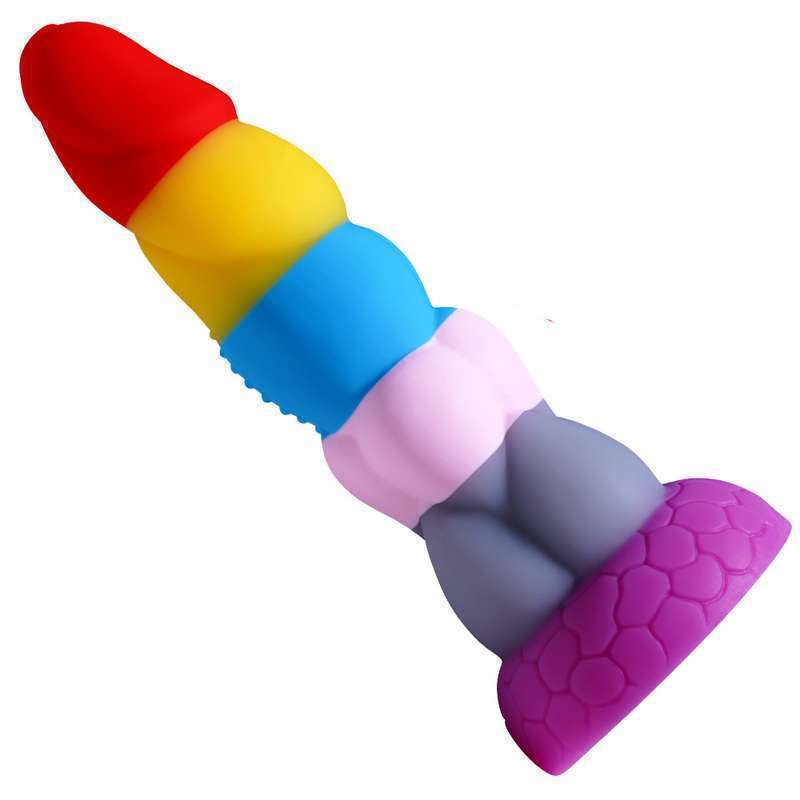 Spun Sugar Colorful Dildo