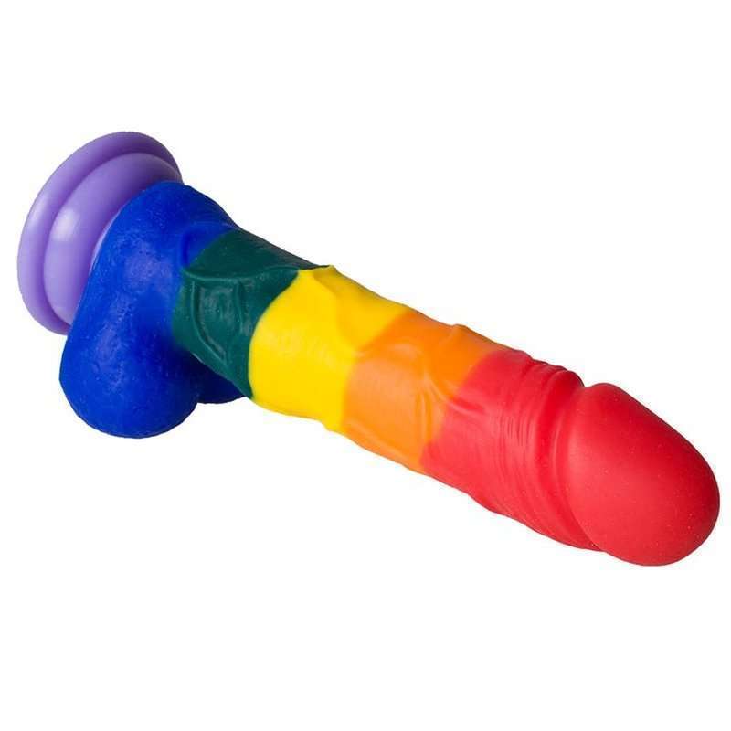 Pride Rainbows End Dildo - 7.9 Inch