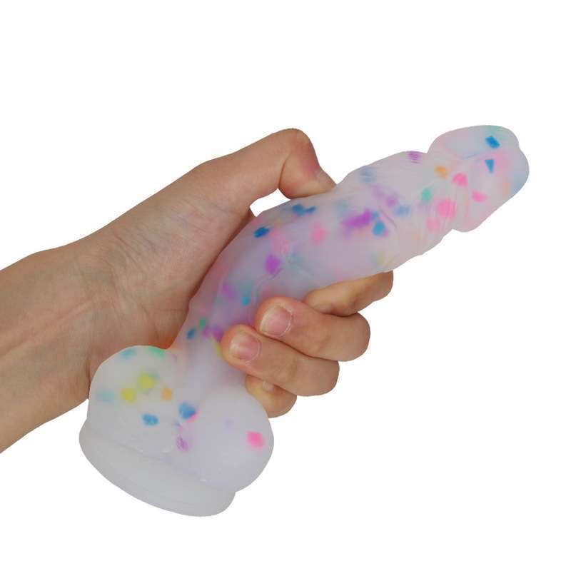 Jelly Colorful Liquid Silicone Dildo