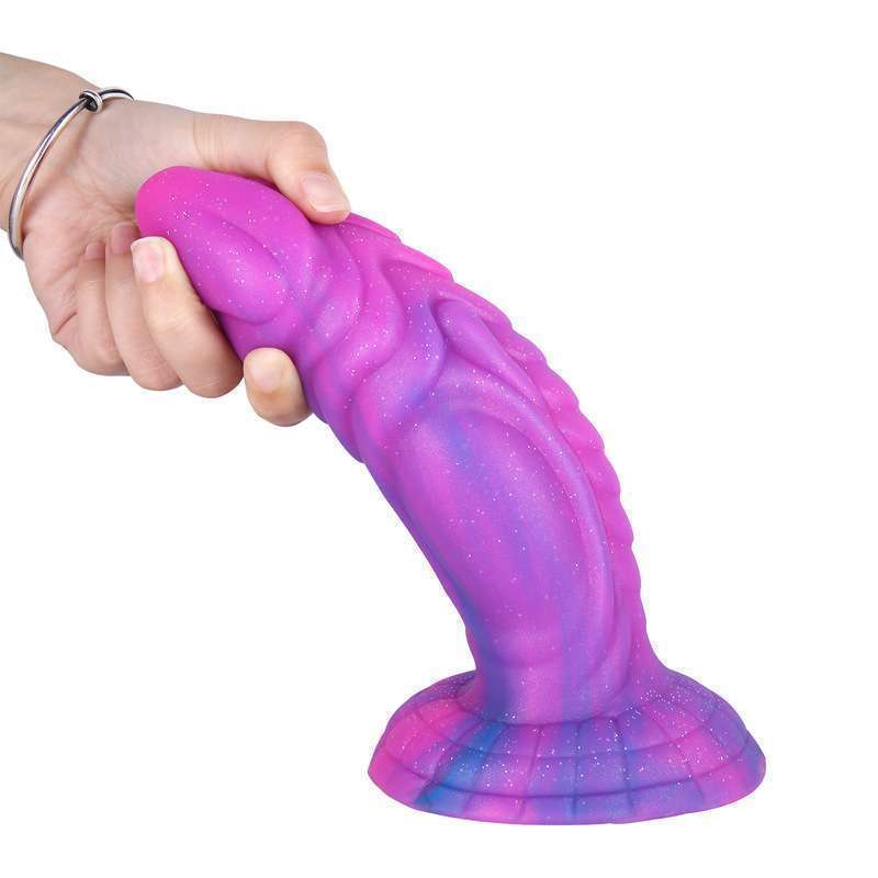 Colorful Flash 21 CM/8.2" Silicone Dildo