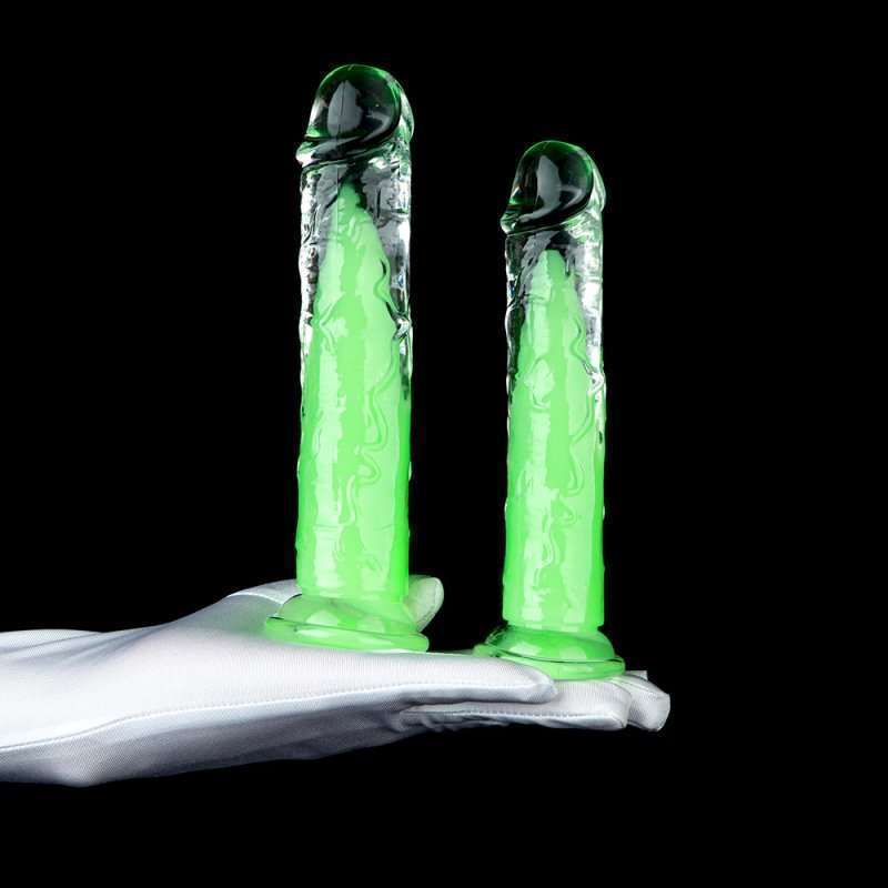 Jelly Dildo With Colors Core - No Ball