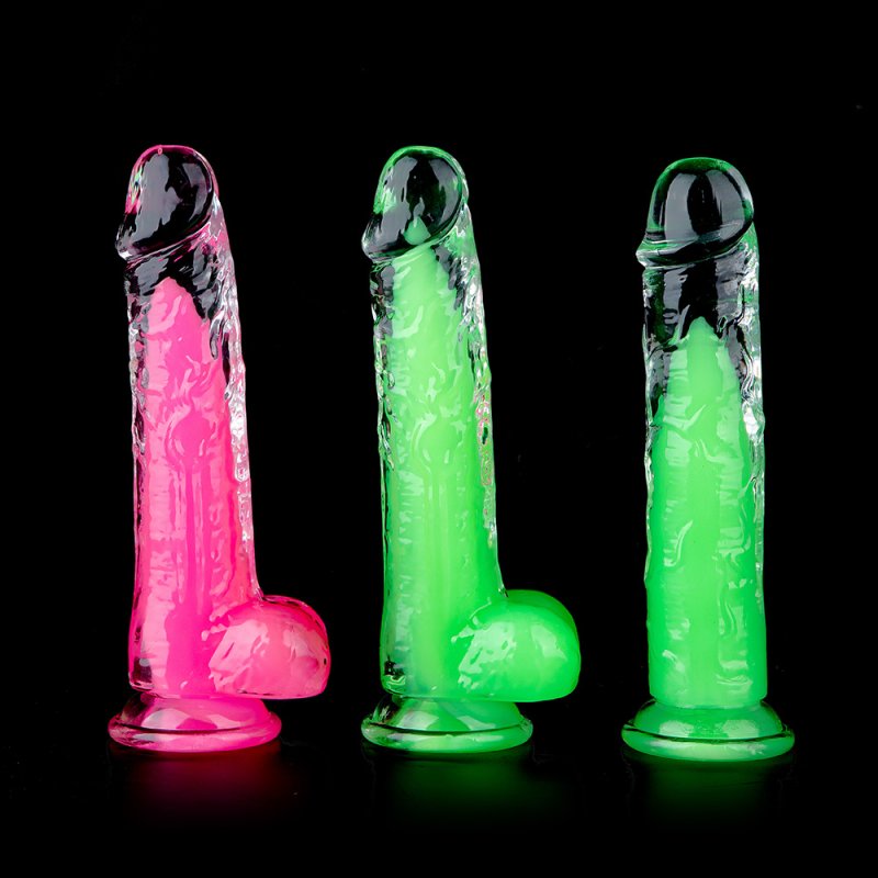Jelly Dildo With Mutiple Colors Core