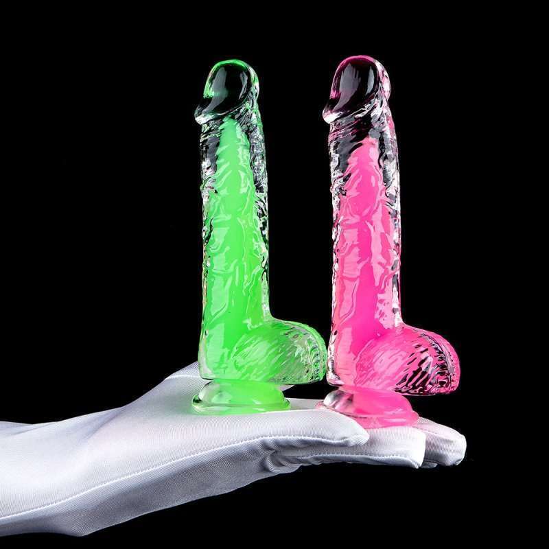 Jelly Dildo With Mutiple Colors Core