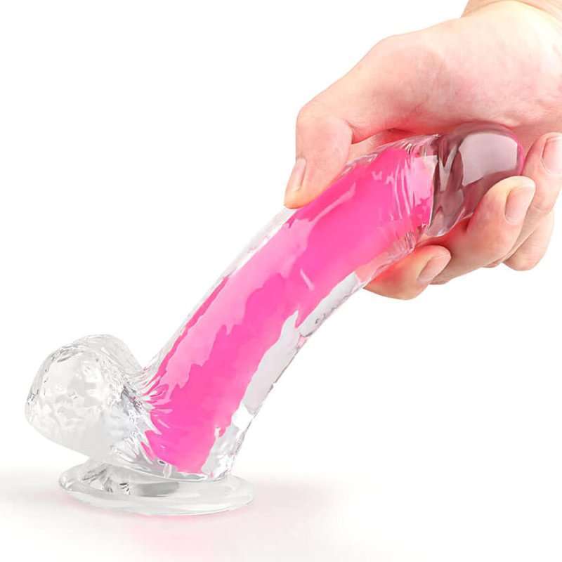 Glow Jelly Dildo With Mutiple Colors