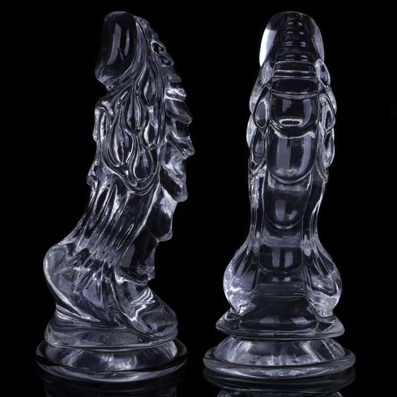 Crystal Double Color Dragon Dildo