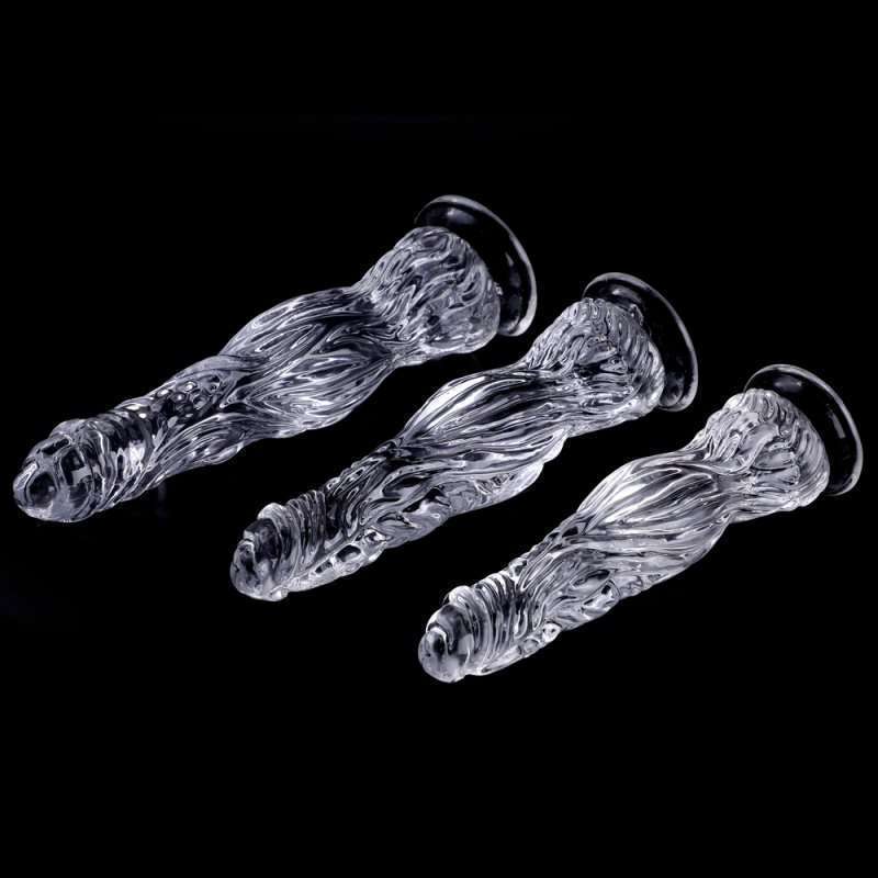 Crocodile Transparent Realistic Dildo