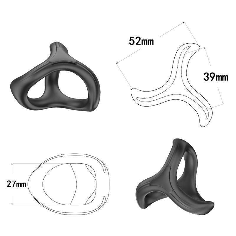 Whirlwind Silicone Cock Ring