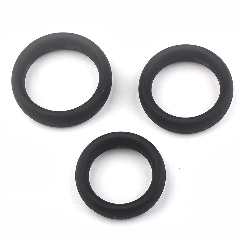 Thick 3 C-Ring Set - Stretchy Silicone