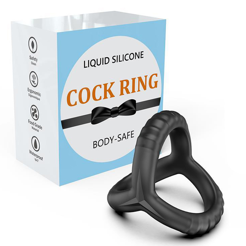 Silicone 3 in 1 Cock Ring