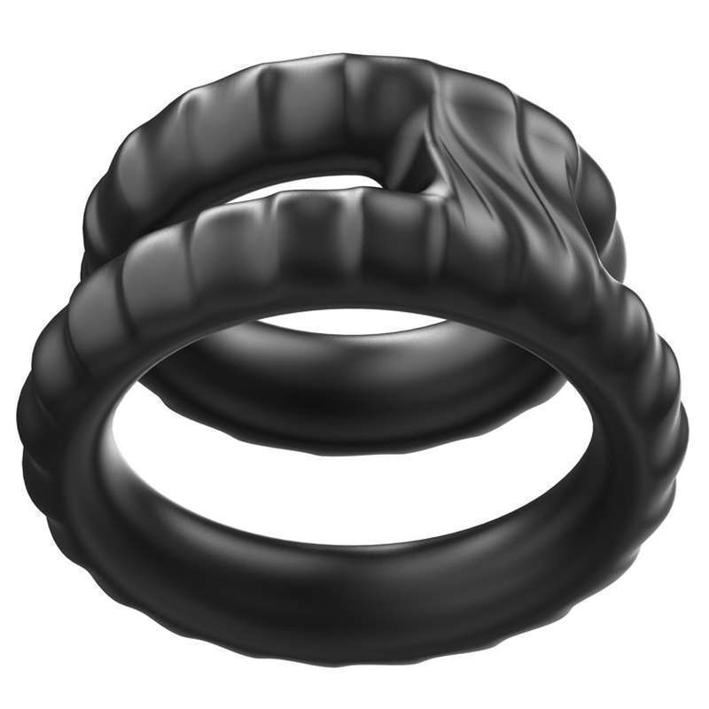 Silicone Dual Cock Ring