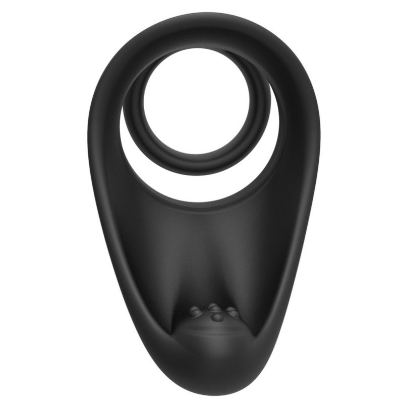 Silicone Dual Penis Ring with Taint Teaser