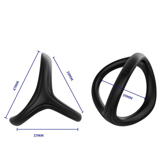 3 in 1 Ultra Soft Stretchy Penis Ring