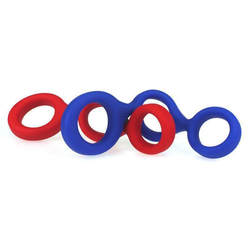 Liquid Silicone Three Ring Cock Ring