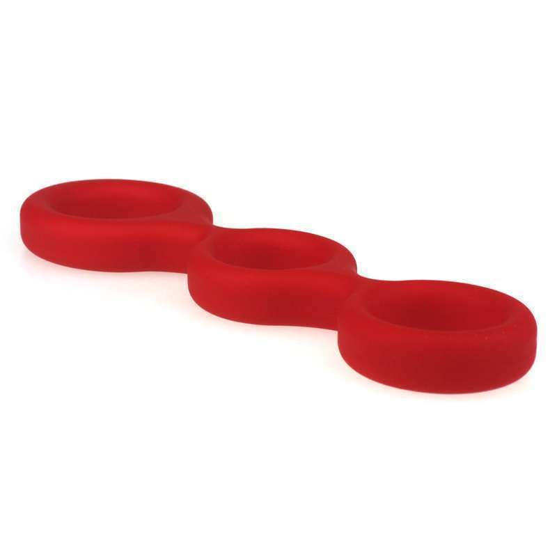 Liquid Silicone Three Ring Cock Ring