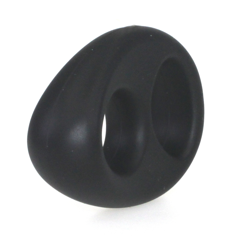 Soft Silicone Double Hole Cock Ring