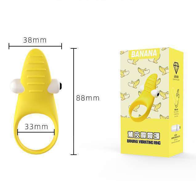 Banana Skin Vibrating Cock Ring