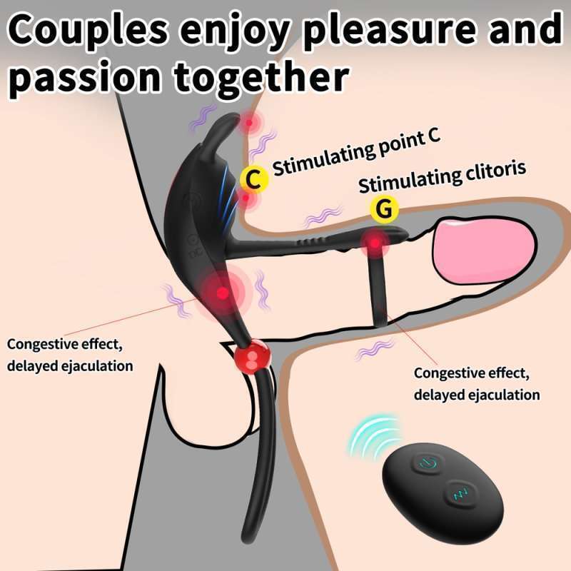 Remote Control Adjustable Penis Ring