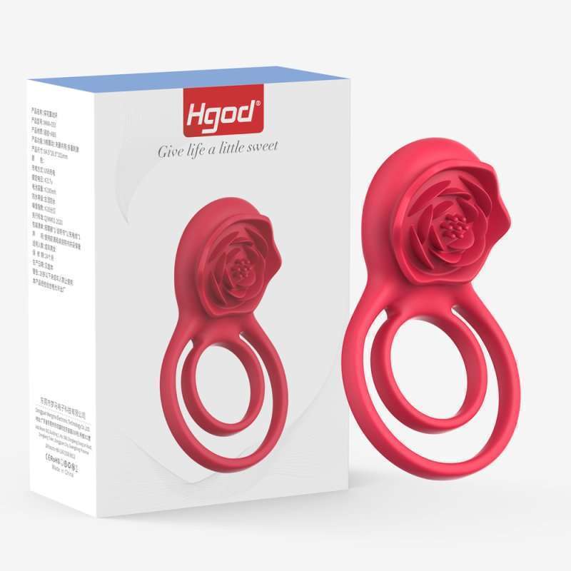 Petal-shaped Vibrating Penis Ring