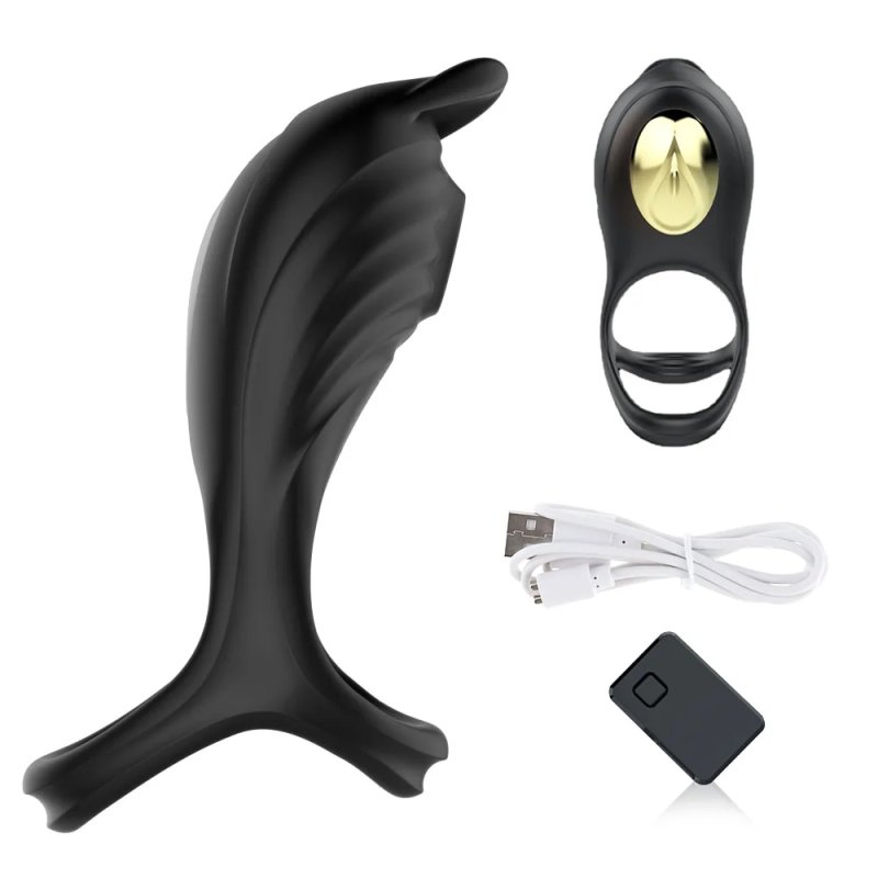 Penis Ring Vibrator With Sucking