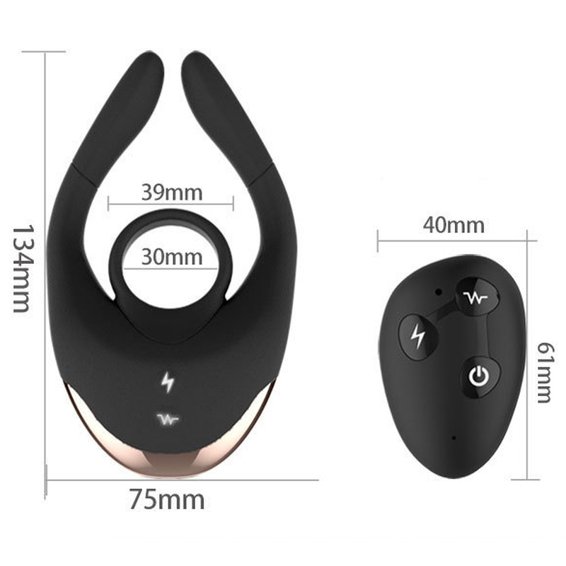 Electric Shock Wireless Cock Ring
