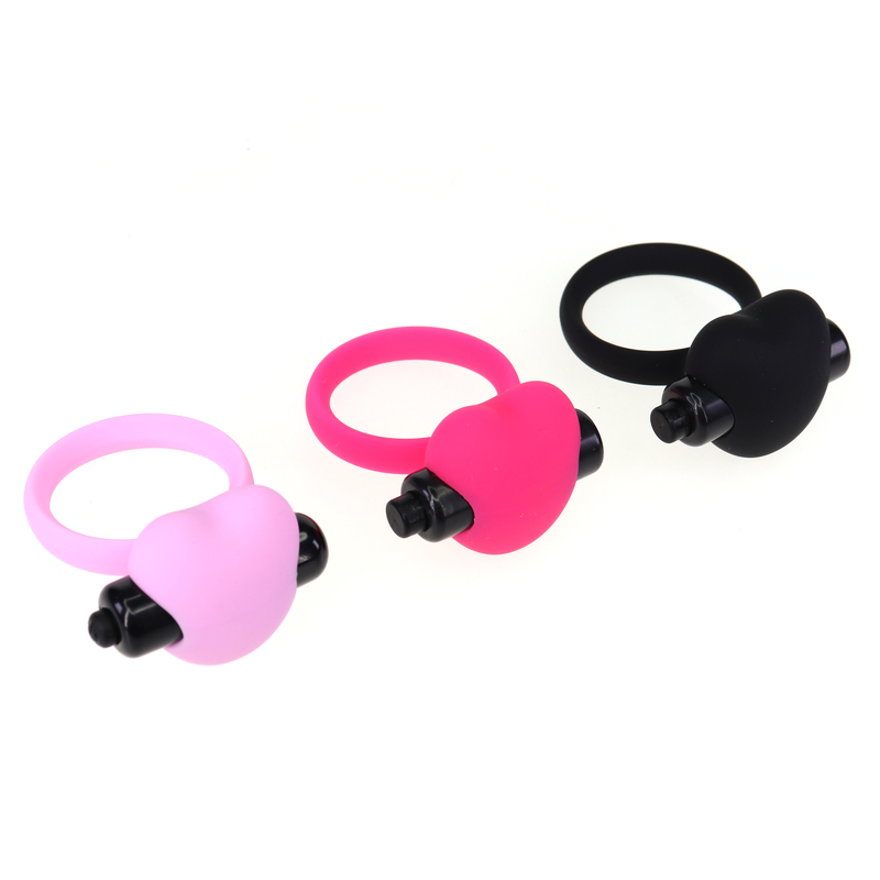 Heart Silicone Vibration Cock Ring