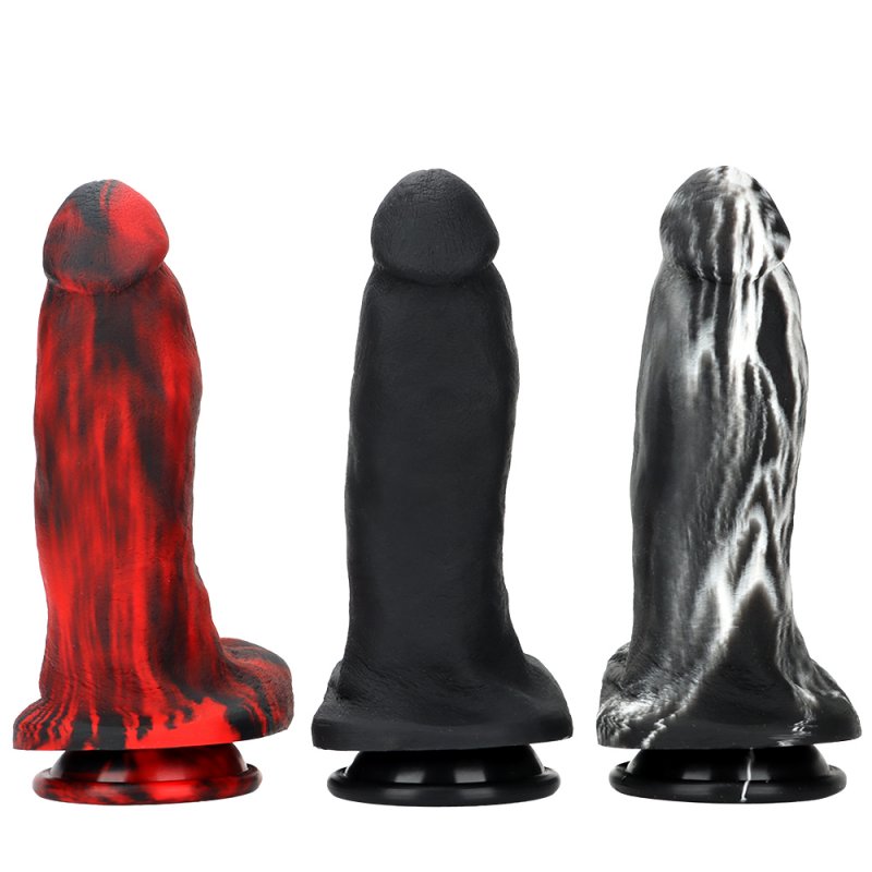 Double Color Silicone Large Dildo -01