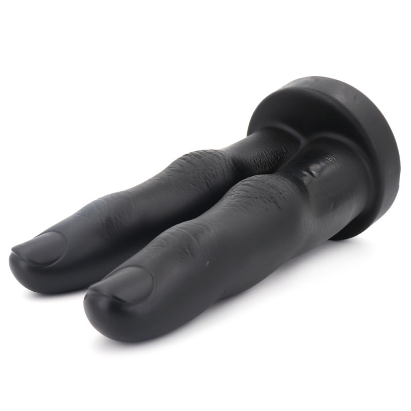 PVC Large 10.4 inch Double Finger Cock