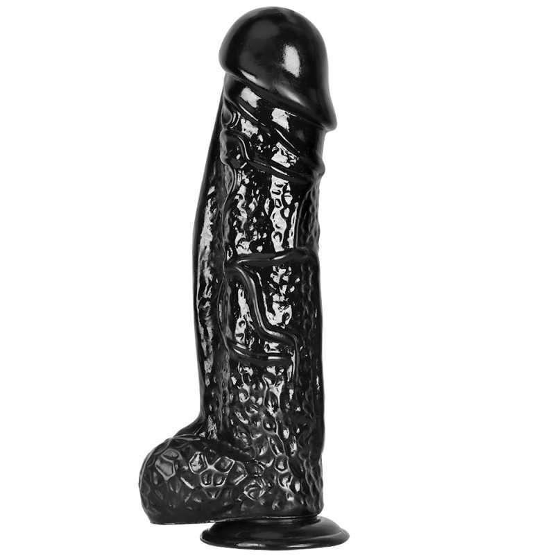 Big Black Dildo With Realistic Veins