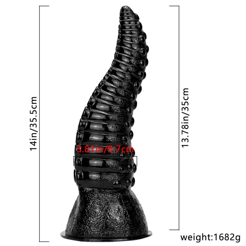 Black Warrior PVC Huge Cock - 14 inch