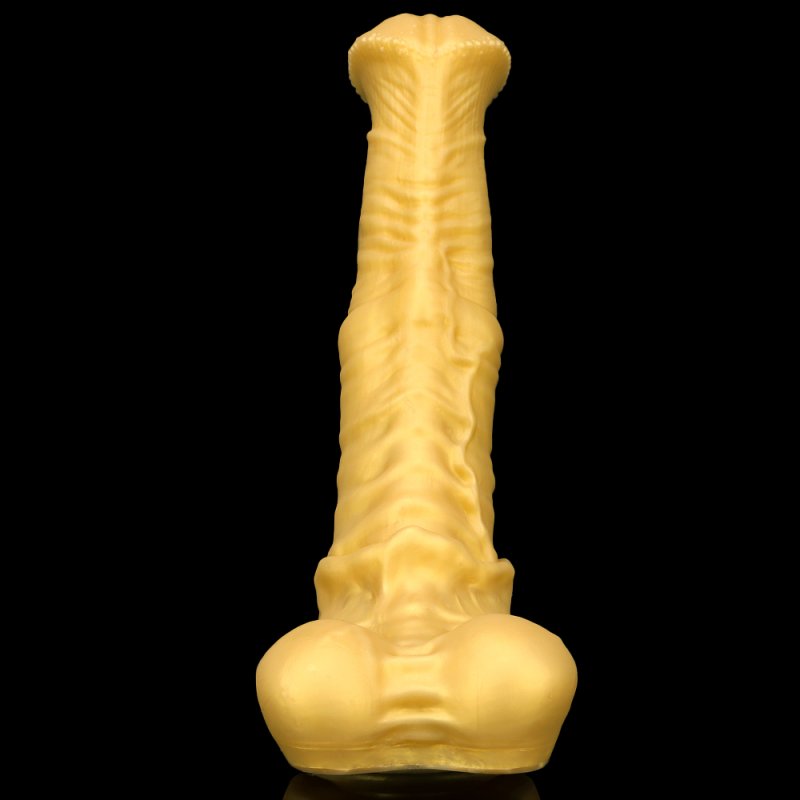 Big Golden Thick Horse Penis Dildo