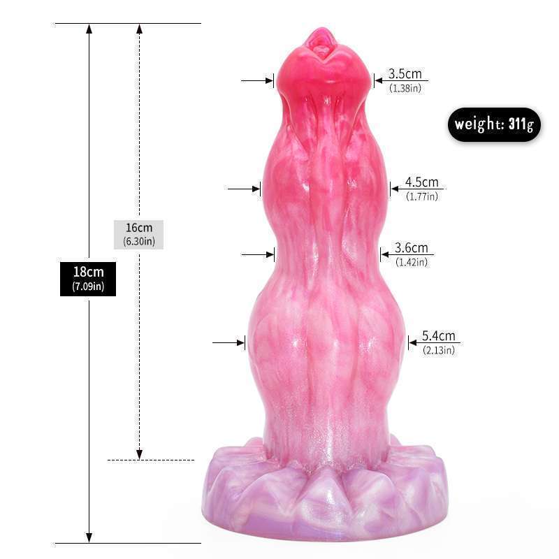 Peachy Colorful Realistic Dildo- 20