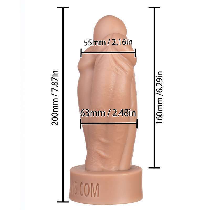 Triple Silicone Cock