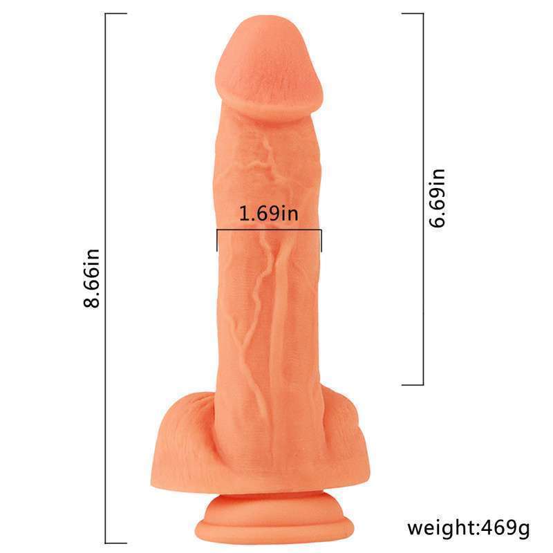 Lifelike Silicone 8.7"/22 cm Dildo - Lover